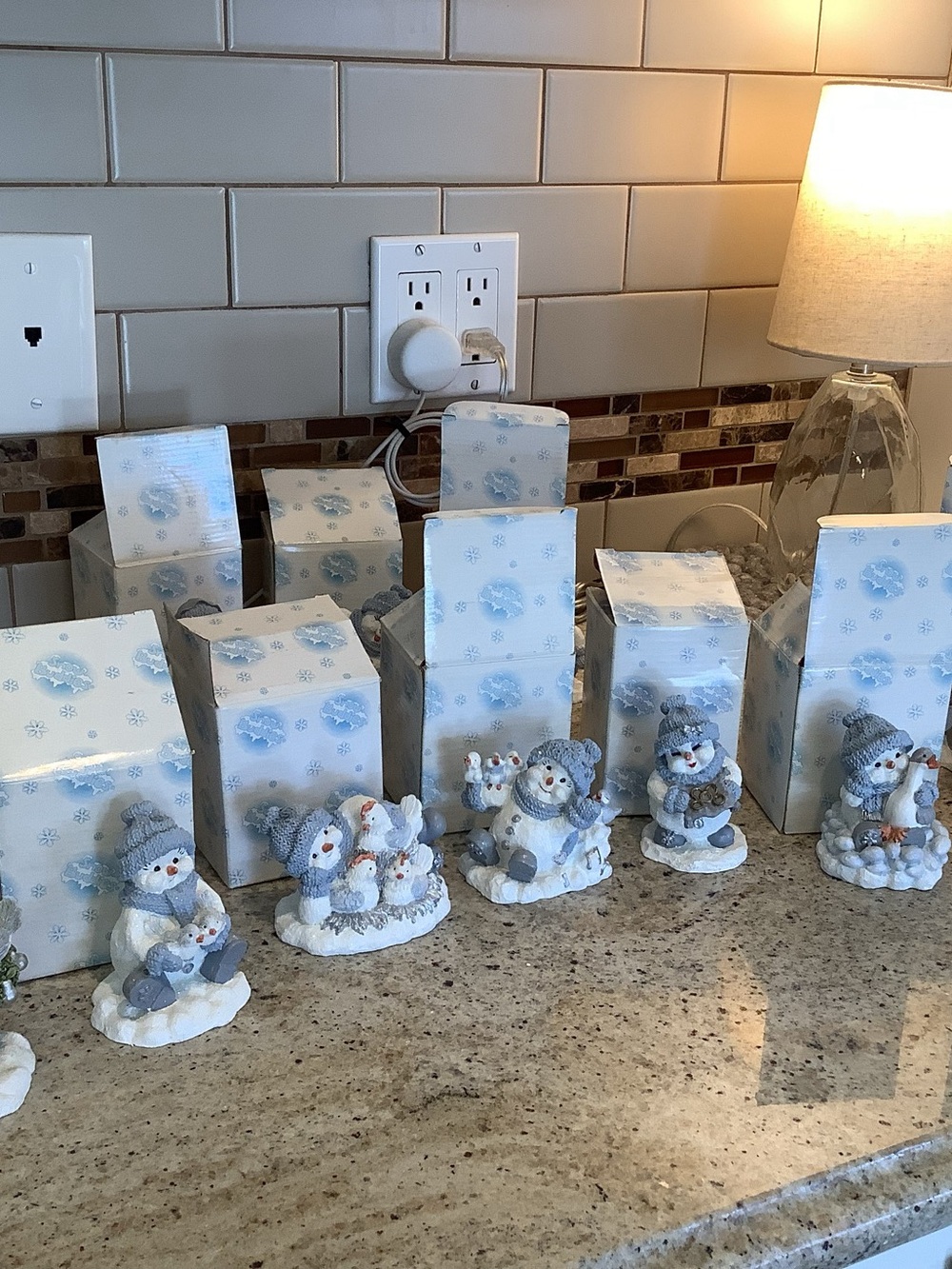 Twelve Days of Christmas Snow Buddies Figurine Collection